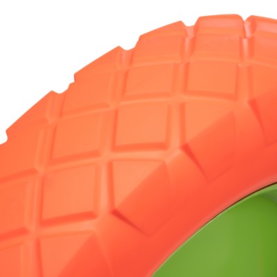 Колесо полиуретановое 4.80/4-8, длина оси 90 мм, подшипник 12 мм Сибртех