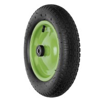 Колесо пневматическое 3.00-8, длина оси 90 мм, внутренний подшипник D 16 мм Сибртех Колесо пневматическое 3.00-8, длина оси 90 мм, внутренний подшипник D 16 мм Сибртех