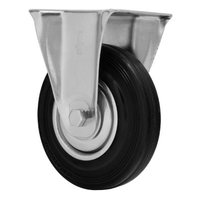 Колесо неповоротное D 125 мм, крепление платформенное Сибртех Колесо неповоротное D 125 мм, крепление платформенное Сибртех