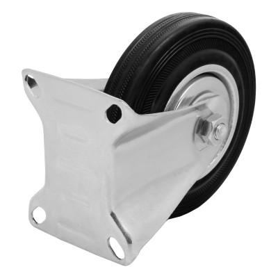 Колесо неповоротное D 125 мм, крепление платформенное Сибртех Колесо неповоротное D 125 мм, крепление платформенное Сибртех