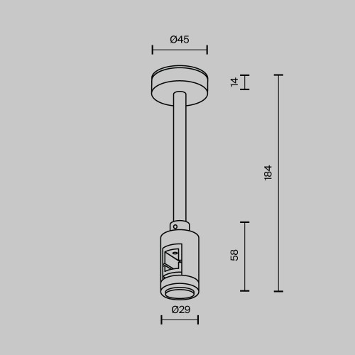 Комплектующие для трековой системы Technical TRA156C-SL1-BS