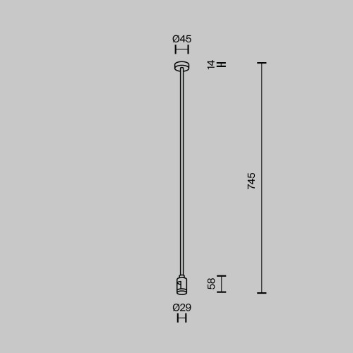 Комплектующие для трековой системы Technical TRA159С-S1-B