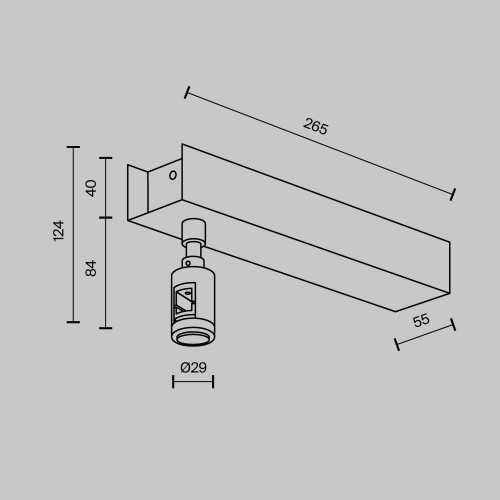 Комплектующие для трековой системы Technical TRA156С-BB1-BS