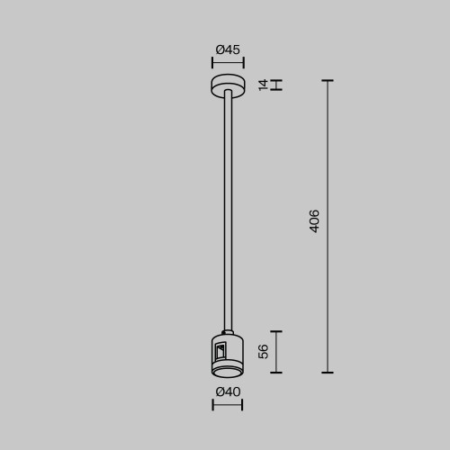 Комплектующие для трековой системы Technical TRA158C-IPCL1-BS