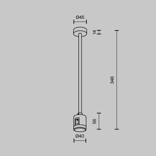 Комплектующие для трековой системы Technical TRA158С-IPC1-B