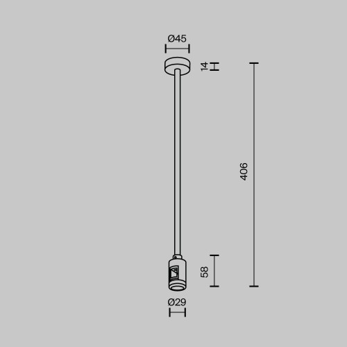 Комплектующие для трековой системы Technical TRA158C-SL1-BS