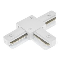 Коннектор Т-образный однофазный для шинопровода , белый, LD1019 Артикул 51895