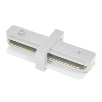Коннектор прямой однофазный для шинопровода, белый, LD1020 Артикул 51897