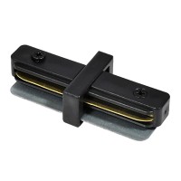 Коннектор прямой однофазный для шинопровода, черный, LD1020 Артикул 51898