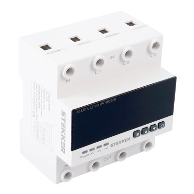 VPD-631 Реле напряжения и тока на DIN-рейку однофазное 63А 55336 VPD-631 Реле напряжения и тока на DIN-рейку однофазное 63А 55336