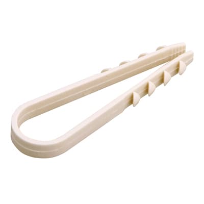 Дюбель-хомут 11-18мм, круглый, белый (100 шт/уп) REXANT Дюбель-хомут 11-18мм, круглый, белый (100 шт/уп) REXANT