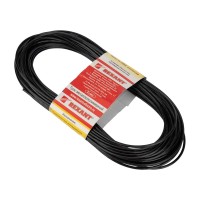 Трос стальной в ПВХ оплетке d=2,5мм, черный (моток 20м) REXANT Трос стальной в ПВХ оплетке d=2,5мм, черный (моток 20м) REXANT