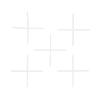 Крестики, 1.0 мм, для кладки плитки, 100 шт Matrix