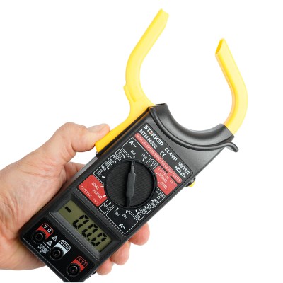 MTM M266 Клещи токоизмерительные, 1999 отсчетов, батарея крона, ручная регулировка, черный/желтый