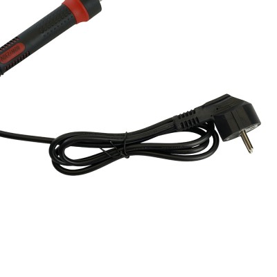 Паяльник с индикатором 200W, нихромовый нагреватель, долговечное жало, 230В, STEKKER PLE301-200