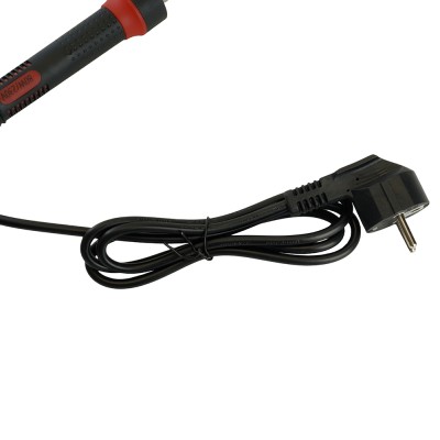 Паяльник с индикатором 100W, нихромовый нагреватель, долговечное жало, 230В, STEKKER PLE301-100