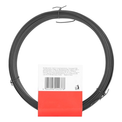 Проволока стальная 30 м, вязальная, термообработанная 1.2 мм Сибртех