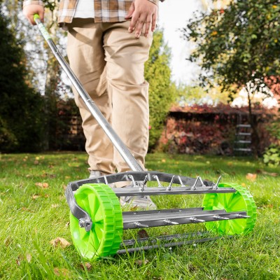 Аэратор газонный, 440 х 1400 мм, стальной черенок, Palisad Аэратор газонный, 440 х 1400 мм, стальной черенок, Palisad