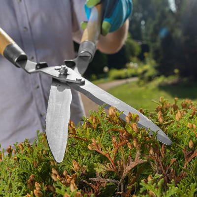 Кусторез, 520 мм, волнистые лезвия, деревянные рукоятки, Palisad