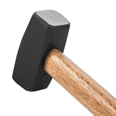 Кувалда, 2000 г, кованая головка, деревянная двухцветная рукоятка Sparta Кувалда, 2000 г, кованая головка, деревянная двухцветная рукоятка Sparta