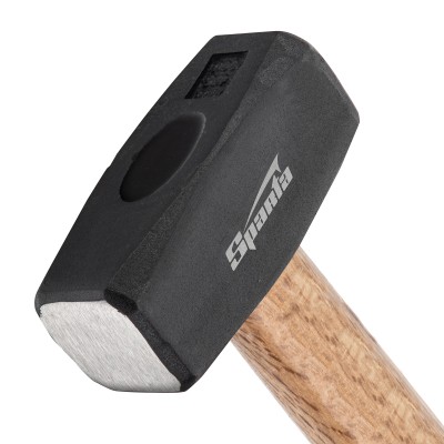 Кувалда, 2000 г, кованая головка, деревянная двухцветная рукоятка Sparta Кувалда, 2000 г, кованая головка, деревянная двухцветная рукоятка Sparta