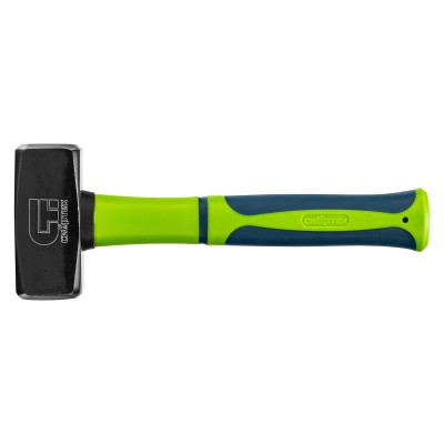 Кувалда, 1000 г, фибергласовая обрезиненная рукоятка Сибртех