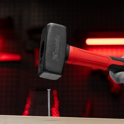 Кувалда optimal, 1000 г, фибергласовая обрезиненная рукоятка Matrix