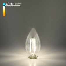 Филаментная светодиодная лампа Свеча F 9W 6500K E27 (C35 прозрачный) BLE2759 7.4
