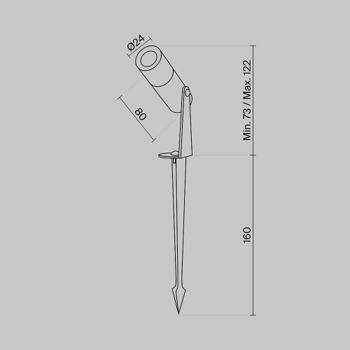 Ландшафтный светильник Outdoor O050FL-L2GF3K