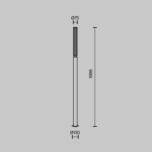 Ландшафтный светильник Outdoor O593FL-L20BR3K