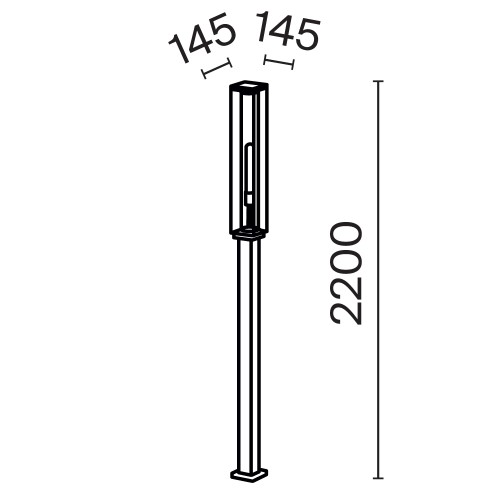 Ландшафтный светильник Outdoor O452FL-01GF3