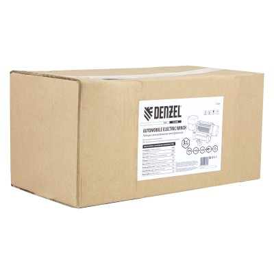 Лебедка автомобильная электрическая LB-4000, 4.5 т, 3.7 кВт, 12 В Denzel Лебедка автомобильная электрическая LB-4000, 4.5 т, 3.7 кВт, 12 В Denzel