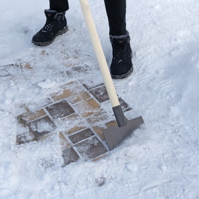 Ледоруб-скребок 200 мм, 1 кг, деревянный черенок, Сибртех