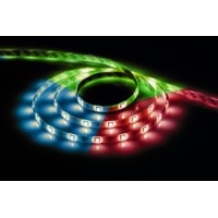 Cветодиодная LED лента Feron LS607, 30SMD(5050)/м 7.2Вт/м 5м IP65 12V RGB Артикул 27649