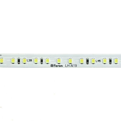 Лента светодиодная стабилизированная 120SMD(2835)/м 8Вт/м 48V 40000*10*1.22мм 4000К, IP20 LS420 FERON