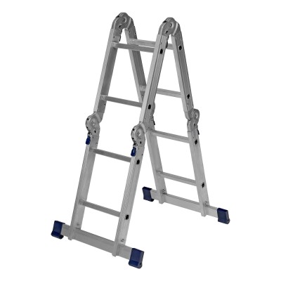 Лестница шарнирная алюминиевая, 4 х 2 ступени, Сибртех