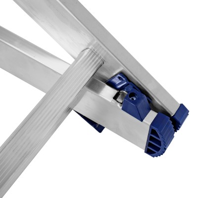 Лестница, 2 х 14 ступеней, алюминиевая, двухсекционная, Сибртех Лестница, 2 х 14 ступеней, алюминиевая, двухсекционная, Сибртех