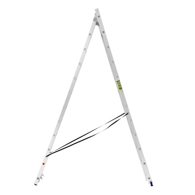 Лестница, 2 х 12 ступеней, алюминиевая, двухсекционная, Сибртех Лестница, 2 х 12 ступеней, алюминиевая, двухсекционная, Сибртех