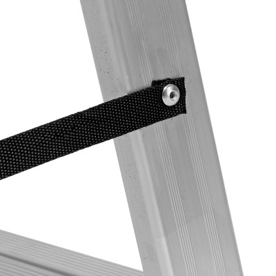 Лестница, 2 х 6 ступеней, алюминиевая, двухсекционная, Сибртех