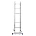 Лестница, 2 х 7 ступеней, алюминиевая, двухсекционная, Сибртех