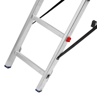 Лестница, 2 х 8 ступеней, алюминиевая, двухсекционная, Сибртех