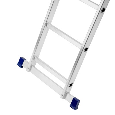 Лестница, 2 х 11 ступеней, алюминиевая, двухсекционная, Сибртех Лестница, 2 х 11 ступеней, алюминиевая, двухсекционная, Сибртех