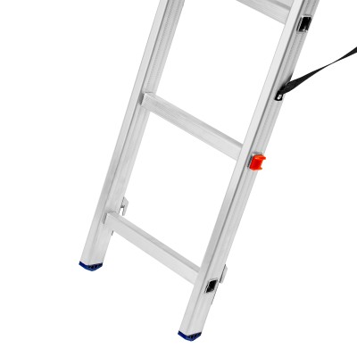 Лестница, 2 х 11 ступеней, алюминиевая, двухсекционная, Сибртех Лестница, 2 х 11 ступеней, алюминиевая, двухсекционная, Сибртех