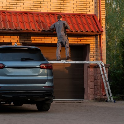 Лестница шарнирная алюминиевая, 4 х 5 ступеней, Сибртех