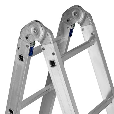 Лестница шарнирная алюминиевая, 4 х 5 ступеней, Сибртех