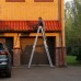 Лестница шарнирная алюминиевая, 4 х 5 ступеней, Сибртех