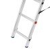 Лестница, 2 х 13 ступеней, алюминиевая, двухсекционная, Сибртех Лестница, 2 х 13 ступеней, алюминиевая, двухсекционная, Сибртех