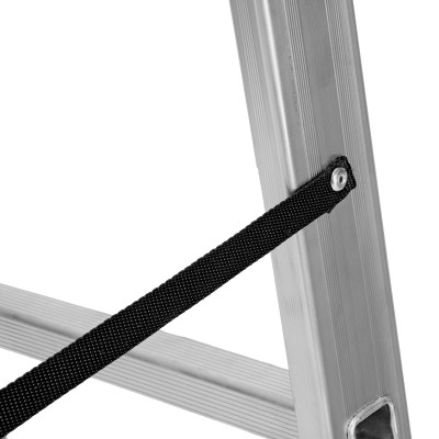 Лестница, 2 х 13 ступеней, алюминиевая, двухсекционная, Сибртех Лестница, 2 х 13 ступеней, алюминиевая, двухсекционная, Сибртех