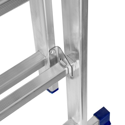 Лестница, 2 х 13 ступеней, алюминиевая, двухсекционная, Сибртех Лестница, 2 х 13 ступеней, алюминиевая, двухсекционная, Сибртех