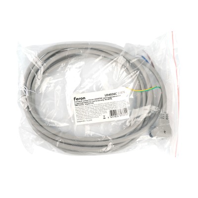 Сетевой шнур Feron LD4036C для подключения к светодиодному светильнику AL4036
